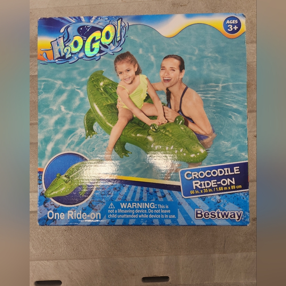 H2O Go Pool Crocodile Float